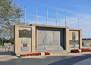 Saint George's Day memorial in Zeebrugge