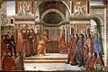 „Angelo pasirodymas Šv. Zacharijui“ (1486-90, Santa Maria Novella, Florencija)