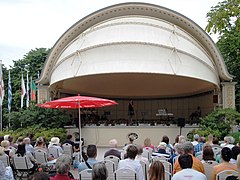 The Spa Shell, an open-air concert venue
