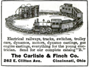 1912: Toy train