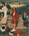 Dieric Bouts, Resurrezione, 1455 circa, tempera su tela, 89,9x74,3 cm, Pasadena, Norton Simon Museum