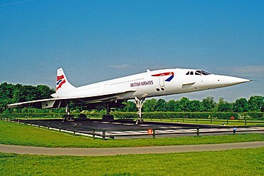 Concorde in "Utopia" livery, Speedmarque ribbon