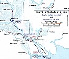The initial British offensive during the Mesopotamian campaign, 1914
