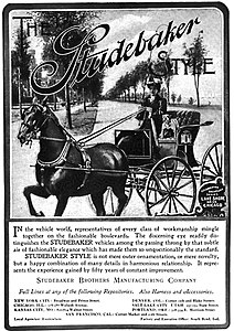 1902 advertisement for horse-drawn vehicles