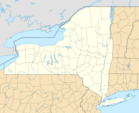 Van Etten, New York na mapi savezne države Njujork