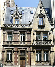 La façade du no 73.