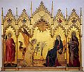 Annunciatie van Simone Martini en Lippo Memmi, ca. 1333, Uffizi, Florence
