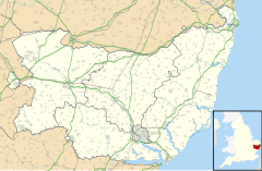 Westleton is located in Suffolk