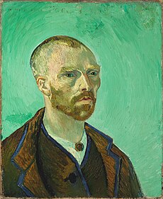 Autoportrét van Gogha, september 1888