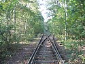 A disused rail track on the Spandauer Forest