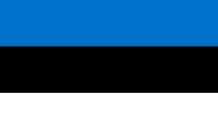 Drapeau de l'Estonie.