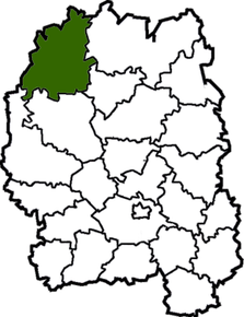 Poziția localității Olevsk