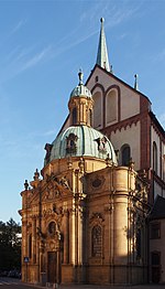 Würzburška stolnica s sosednjo Schönbornovo grobno kapelo
