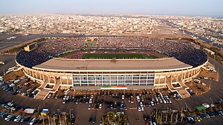 Le stade Léopold-Sédar-Senghor au nord de Dakar.