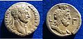 סראפיס על מטבעות מצרים הרומית, אלכסנדריה, (Billon Tetradrachm)