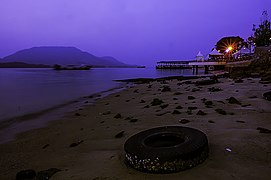 Twilight in Lumut Beach
