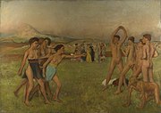 Young Spartans Exercising, ca. 1860–62