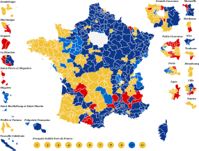 First-place candidate by constituency