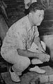 Hironoshin Furuhashi op 17 augustus 1955 (Foto: 朝日新聞社) geboren op 16 september 1928