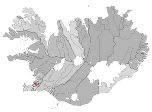Розташування на мапі Ісландії