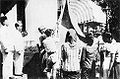 Image 20Indonesian flag raising shortly after the declaration of independence (from History of Indonesia)