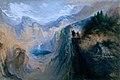Image 25John Martin, Manfred on the Jungfrau (1837), watercolor (from Painting)