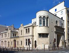 La synagogue de Neuilly.