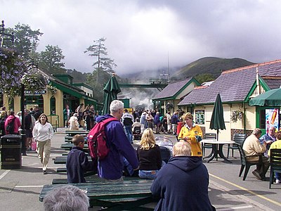 Llanberis Station forecourt