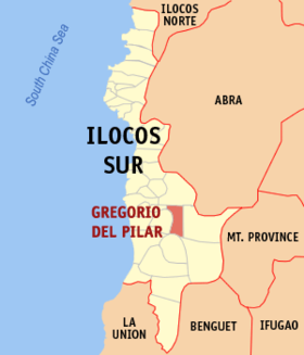 Mapa a pakabirukan ti Gregorio del Pilar