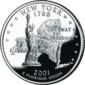 নিউ ইয়র্ক quarter dollar coin