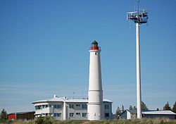 Pilot station and lighthouse in Marjaniemi
