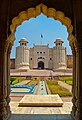 Image 21The Lahore Fort, a landmark built during the Mughal era, is a UNESCO World Heritage Site (from Culture of Pakistan)