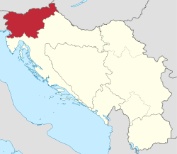 Slovėnija žemėlapyje