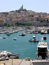 The old port of Marseille.
