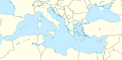 Gorgija na karti Mediterranean