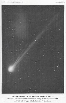Description de l'image Photographie de la comète Brooks (1911).jpg.