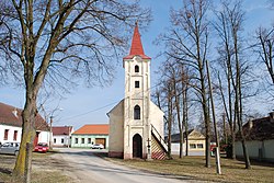 Chapel in the centre of Ponědraž