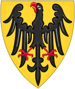 Usual depiction of arms of Holy Roman Emperor (c. 1200 – c. 1300)