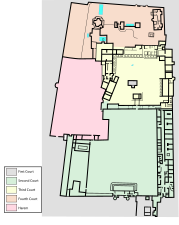 Pregledni zemljevid dvorišč