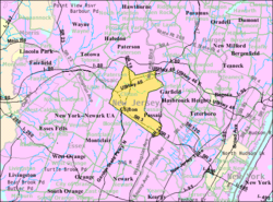 Census Bureau map of Clifton, New Jersey Interactive map of Clifton, New Jersey