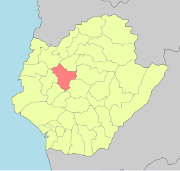 Distretto di Madou – Mappa