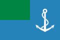 Libyjská námořní válečná vlajka (1977–2011) Poměr stran: 2:3