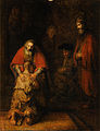 Kembalinya Si Anak Hilang karya Rembrandt, tahun 1669