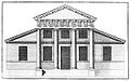 La facciata di una villa ne I quattro libri dell'architettura di Palladio (libro IV)