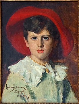 Michel Feydeau, l'enfant au chapeau rouge, 1905, palais des Beaux-Arts de Lille.