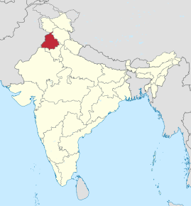 Kart over Punjab