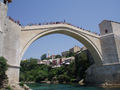 Mostar-Stari Most (Old bridge) built by Ottoman Turks.