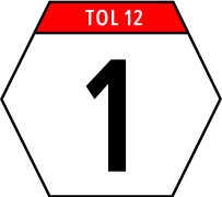 Toll route 1 in Region 12 (West Java) Jakarta–Cikampek Elevated Toll Road