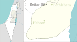 Alon Shvut is located in the Southern West Bank
