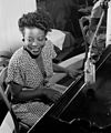 Image 10 Mary Lou Williams Photograph credit: William P. Gottlieb; restored by Adam Cuerden Mary Lou Williams (May 8, 1910 – May 28, 1981) was an American jazz pianist, arranger, and composer. She wrote hundreds of compositions and arrangements and recorded more than one hundred records. Williams wrote and arranged for Duke Ellington and Benny Goodman, and she was friend, mentor and teacher to numerous other jazz musicians. The second of eleven children, she was born in Atlanta, Georgia, and grew up in the East Liberty neighborhood of Pittsburgh, Pennsylvania. A young musical prodigy, she taught herself to play the piano at the age of three. This photograph of Williams at the piano was taken by William P. Gottlieb around 1946. More selected pictures